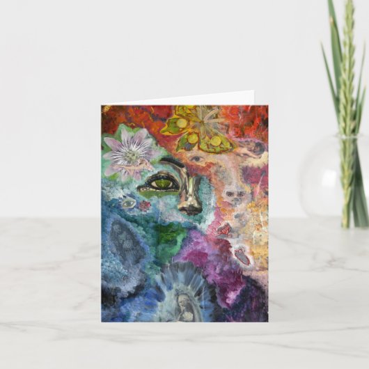 心の目のメッセージカード カード (正面)