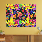 心の目まい キャンバスプリント (インサイチュ (リビング))