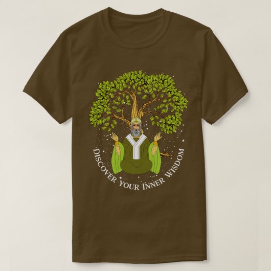 心の知恵を発見するSt patricks瞑想 Tシャツ (デザイン正面)