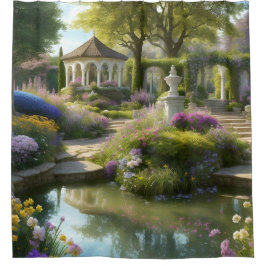 心の秘密の庭 シャワーカーテン