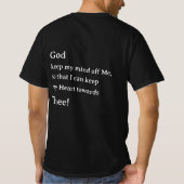 心の純粋さを保つ Tシャツ (裏面)
