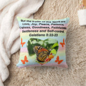 心の美しい蝶の果実 クッション (ブランケット)