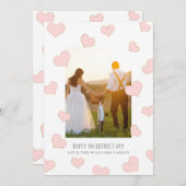 心の軽いバレンタインデーのフォトカード シーズンカード (正面/裏面)