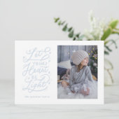 心の軽い星空の手札付きホリデーカード シーズンカード (スタンド正面)