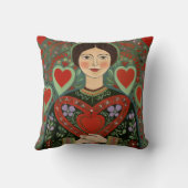 心の開いたフォーク クッション (裏面)