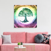 心の静寂の木 キャンバスプリント (インサイチュ (リビング))