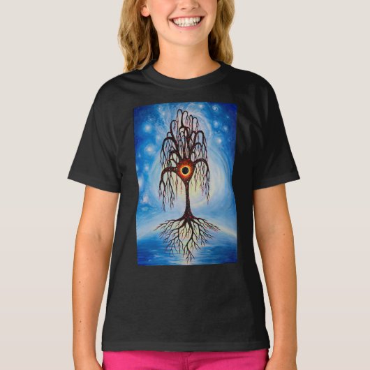 心の鬱病の木 Tシャツ (正面)