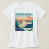 心はカナダ人 Tシャツ