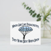 心はパラシュートのようです ポストカード (スタンド正面)