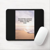 心は世界を形作る知覚ステッカーの力 マウスパッド (マウス)