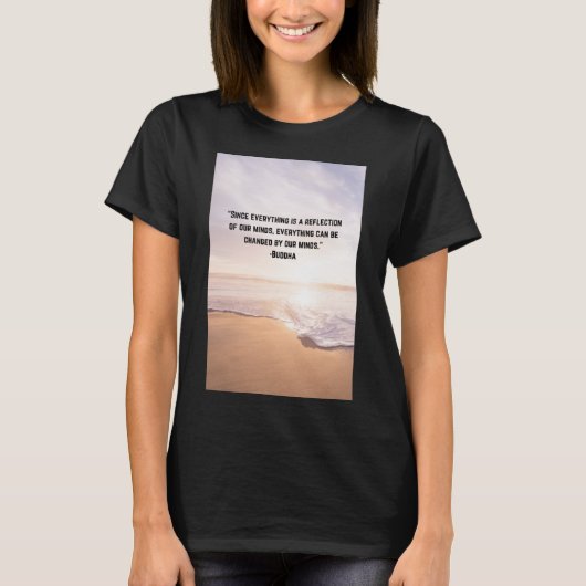 心は世界を形作る知覚ステッカーの力 Tシャツ (正面)