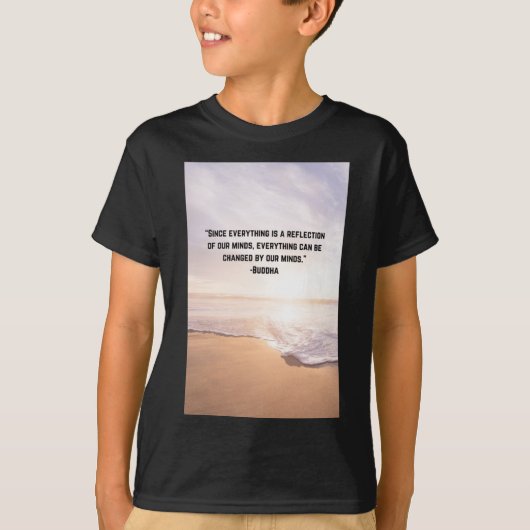 心は世界を形作る知覚ステッカーの力 Tシャツ (正面)