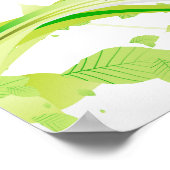 心は引用文を成し遂げやる気を起こさせるる ポスター (角)