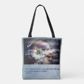 心は燃やされたトートバックである火です トートバッグ (裏面)