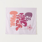 心やる気を起こさせるに優しい タペストリー (正面(横))