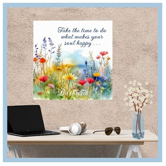 心やる気を起こさせるを幸せにすパーソナライズされたる ポスター