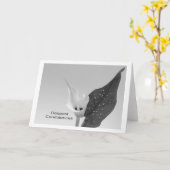 心よりお悔やみ申し上げます カード (黄色い花)