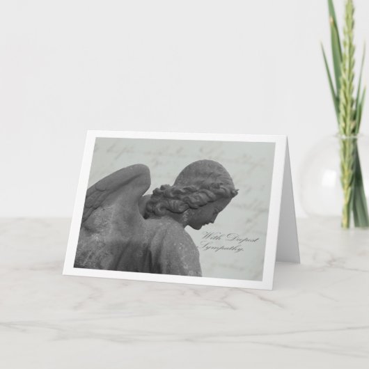 心よりお悔やみ申し上げます カード (正面)