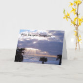 心よりお見舞い申し上げ カード (黄色い花)