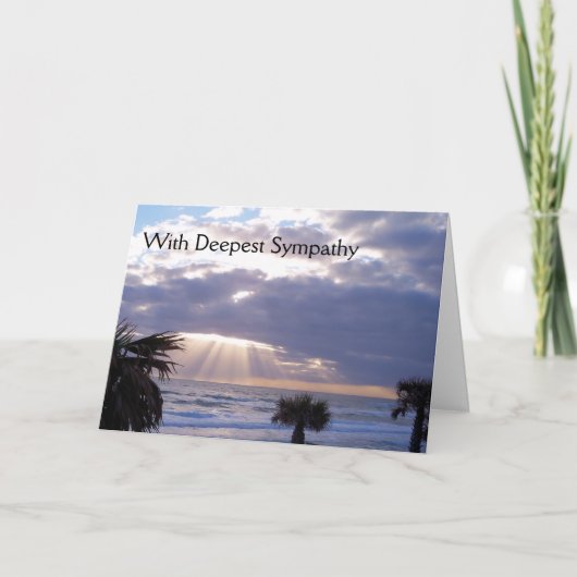 心よりお見舞い申し上げ カード (正面)