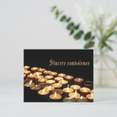 心よりのお悔やみ ポストカード (スタンド正面)