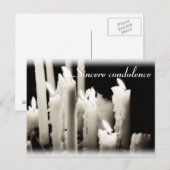 心よりのお悔やみ ポストカード (正面/裏面)