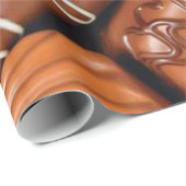 心をそそるチョコレートの類別 ラッピングペーパー (ロールコーナー)