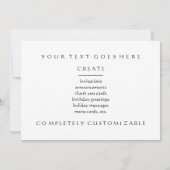 心をわしづかみにされる 招待状 (裏面)