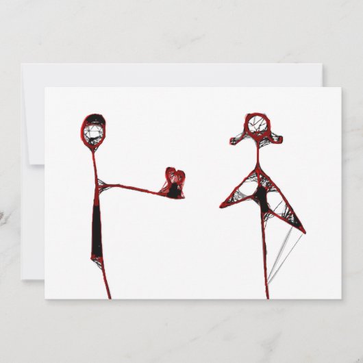 心をわたしに 招待状 (正面)