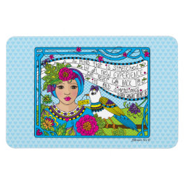 心を伸ばす_フレキシブル磁石6"x4" マグネット