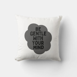 「心を優しく」ウェルビーイング引用文デザイン クッション