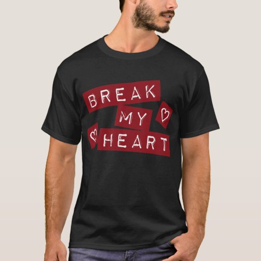 心を壊して Tシャツ (正面)