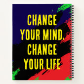 心を変え、人生を変える（青） ノートブック (裏面)