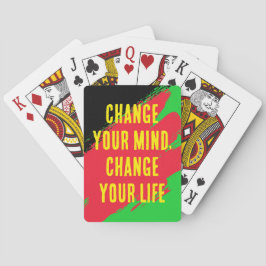 心を変え、人生を変える(RD/GRN/BLK) トランプ