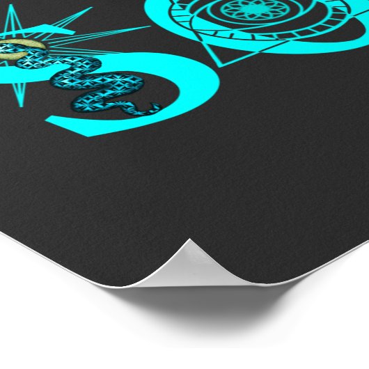 心を失うあなたの魂を解放するウォールアートStars Lotus ポスター (角)