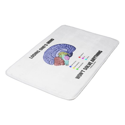 心を失うことで何も頭脳のユーモア解決できません バスマット (アングル)