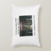 心を失う森に行く私の魂を見つける アクセントクッション (正面(垂直))