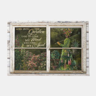 心を失って魂を見つける庭 ドアマット