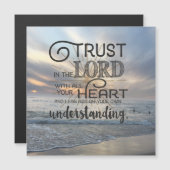 心を尽くして主を信頼し、自分の理解に頼るな (正面/裏面)