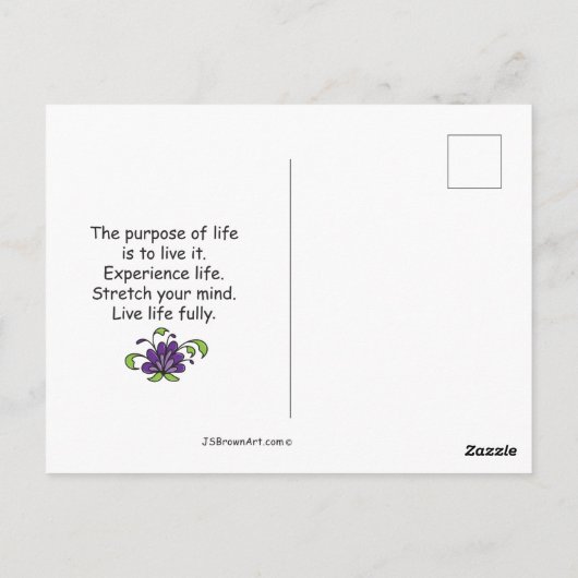 心を広げる_ ポストカード (裏面)