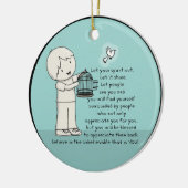 心を引き出せ セラミックオーナメント (左)