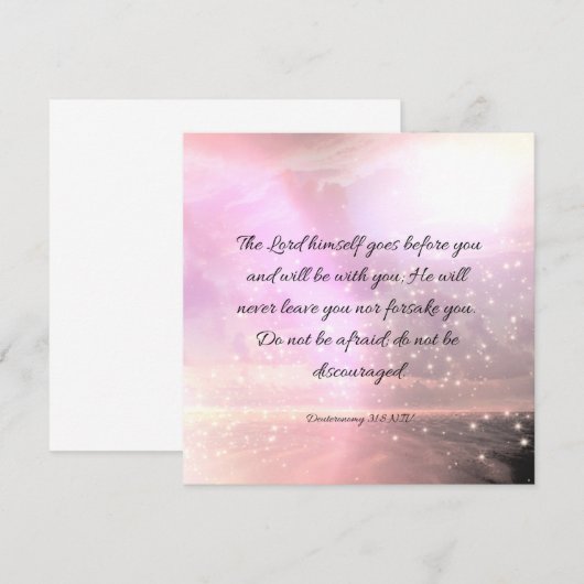 心を慰める聖書の名言 (正面/裏面)