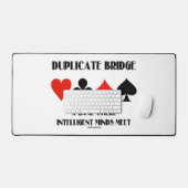 心を打ち明けるゲームを複製知性があるする デスクマット (キーボード&マウス)