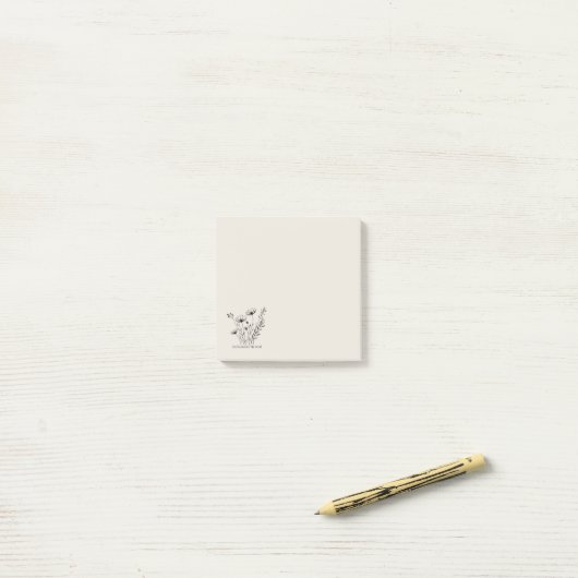 心を新たにされる ミニマリストデザイン ポストイット (デスク上)