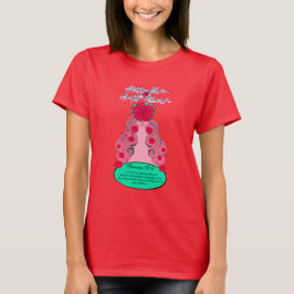 心を新たに - ほほえみ薔薇 Tシャツ