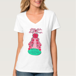 心を新たに II - 顔を赤らめるバラ Tシャツ
