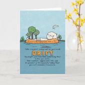 心を漂わせる カード (黄色い花)