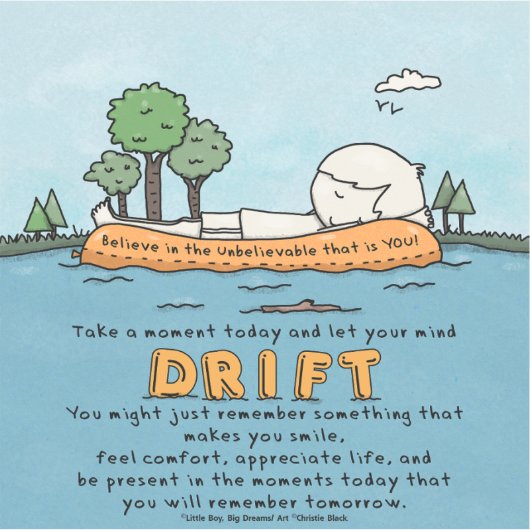 心を漂わせる シール (正面)