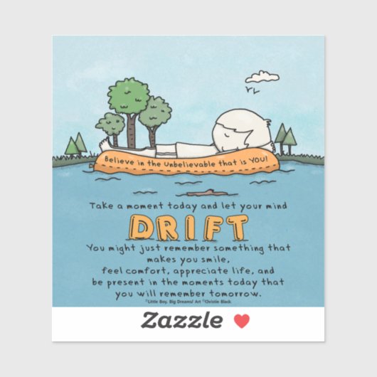 心を漂わせる シール (シート)