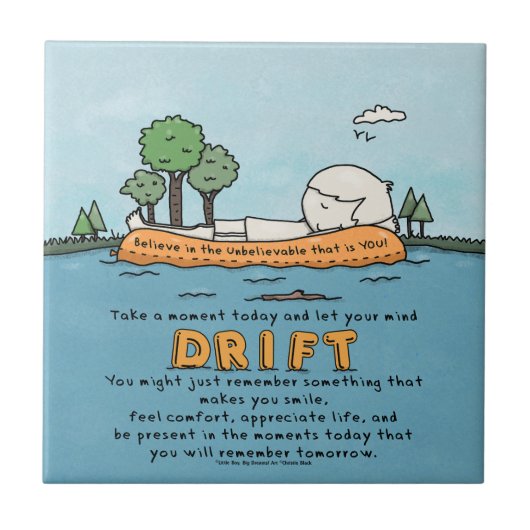 心を漂わせる タイル (正面)